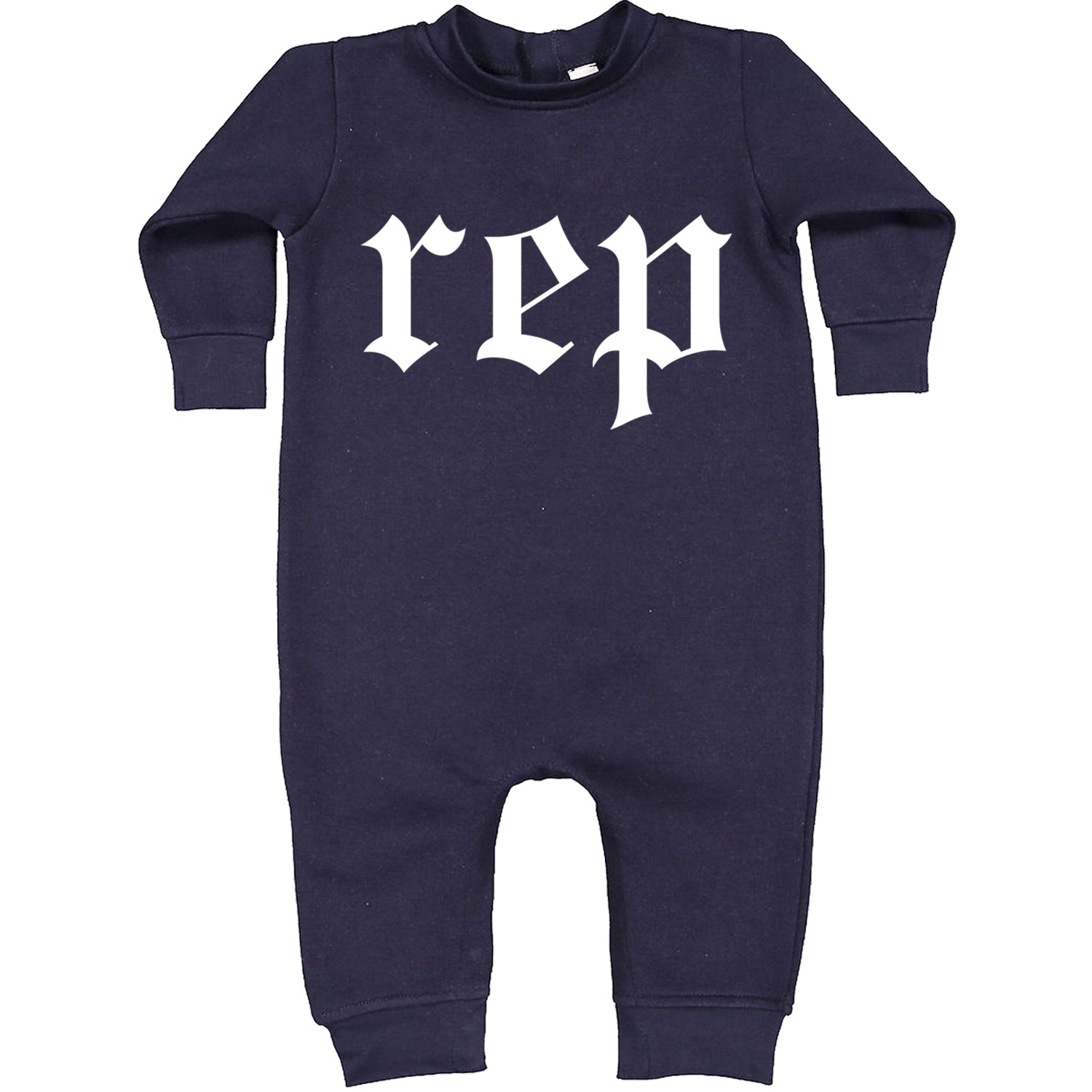 REP Reputation Eras Music Lover Gift Fan Favorite Toddler Hoodie And Infant Fleece Romper Navy Blue