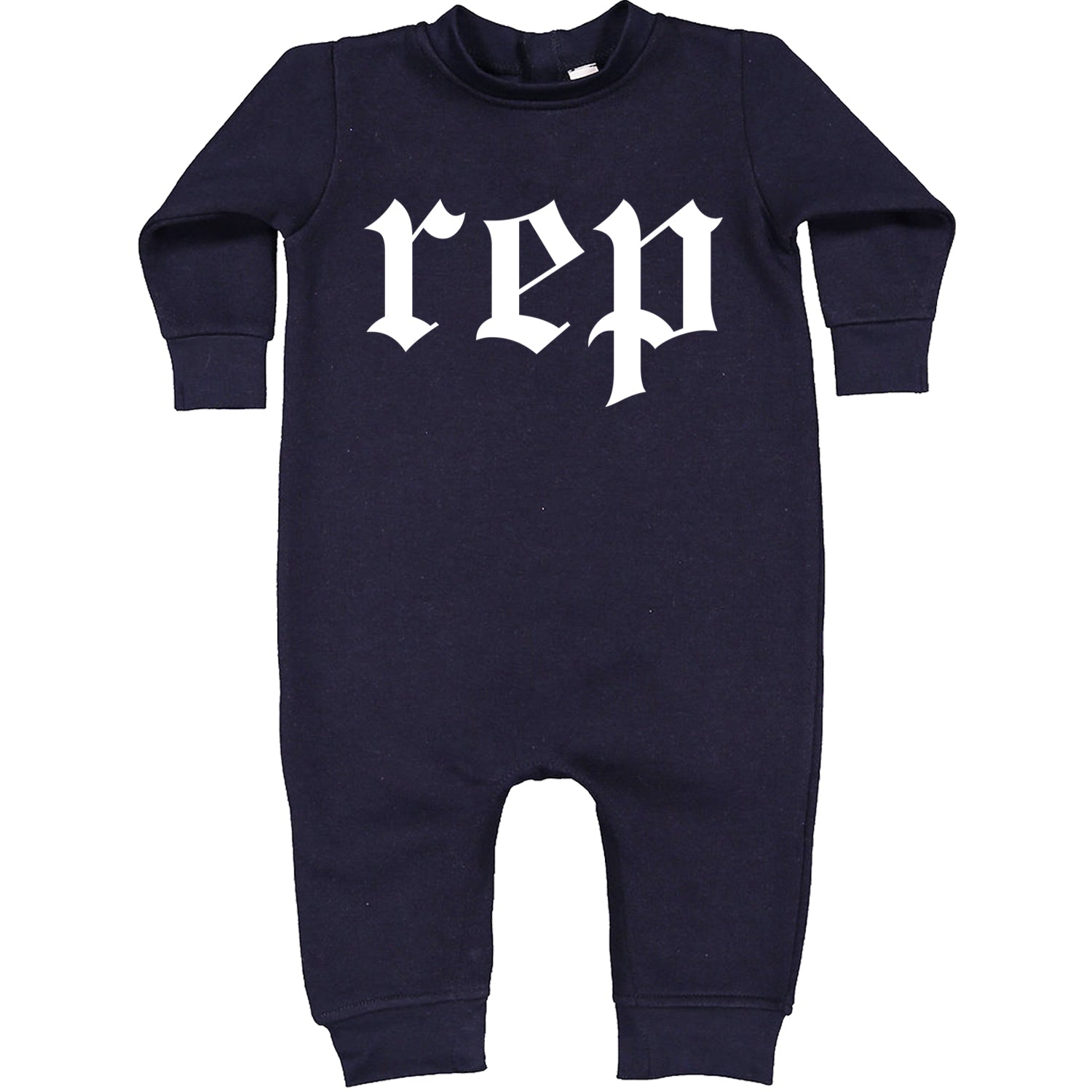 REP Reputation Eras Music Lover Gift Fan Favorite Toddler Hoodie And Infant Fleece Romper Navy Blue