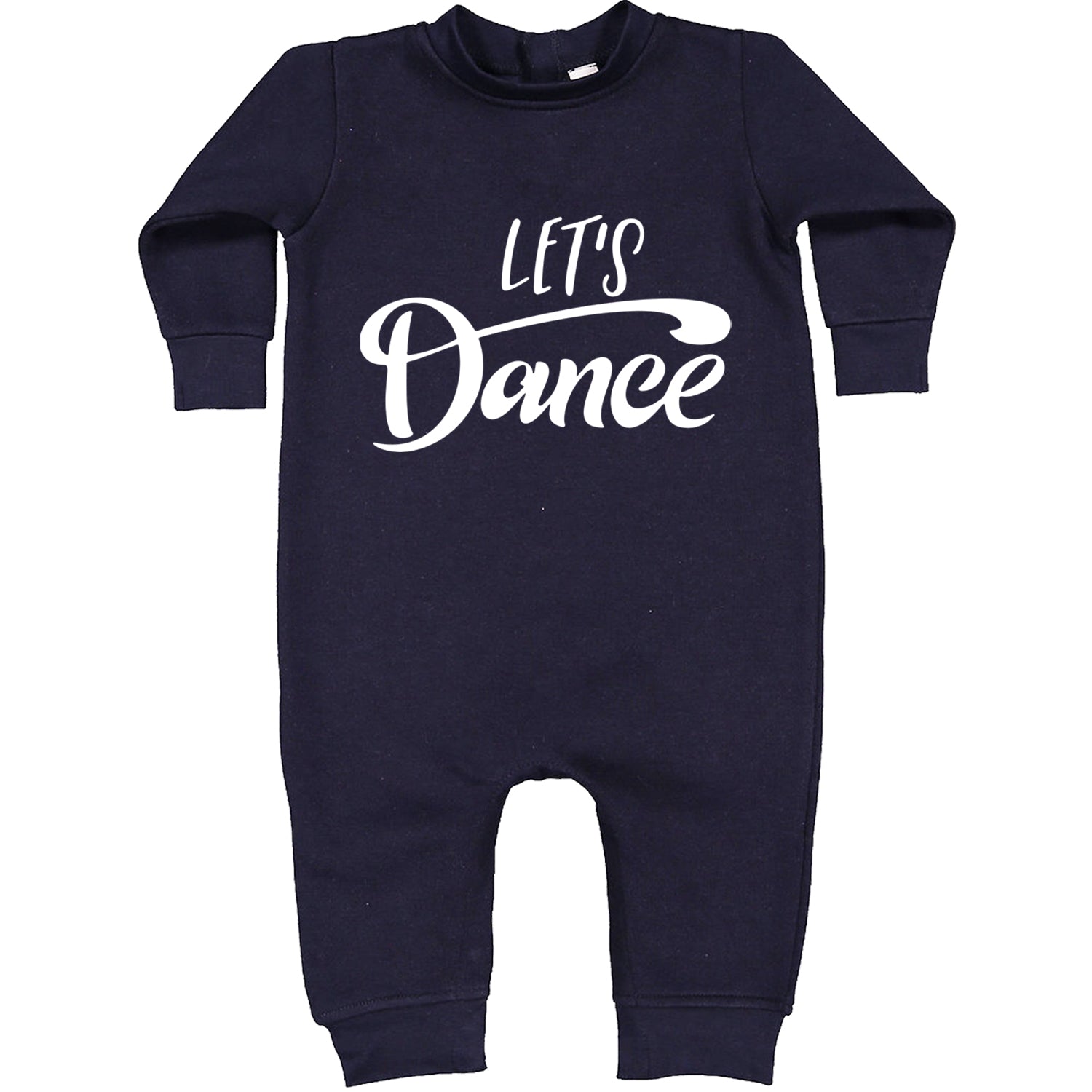 Let's Dance Toddler Hoodie And Infant Fleece Romper Navy Blue