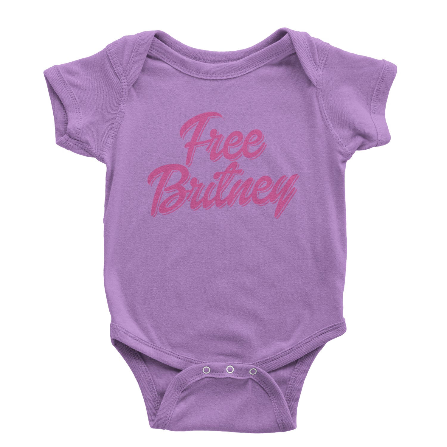 Pink Free Britney Infant One-Piece Romper Bodysuit and Toddler T-shirt Lavender