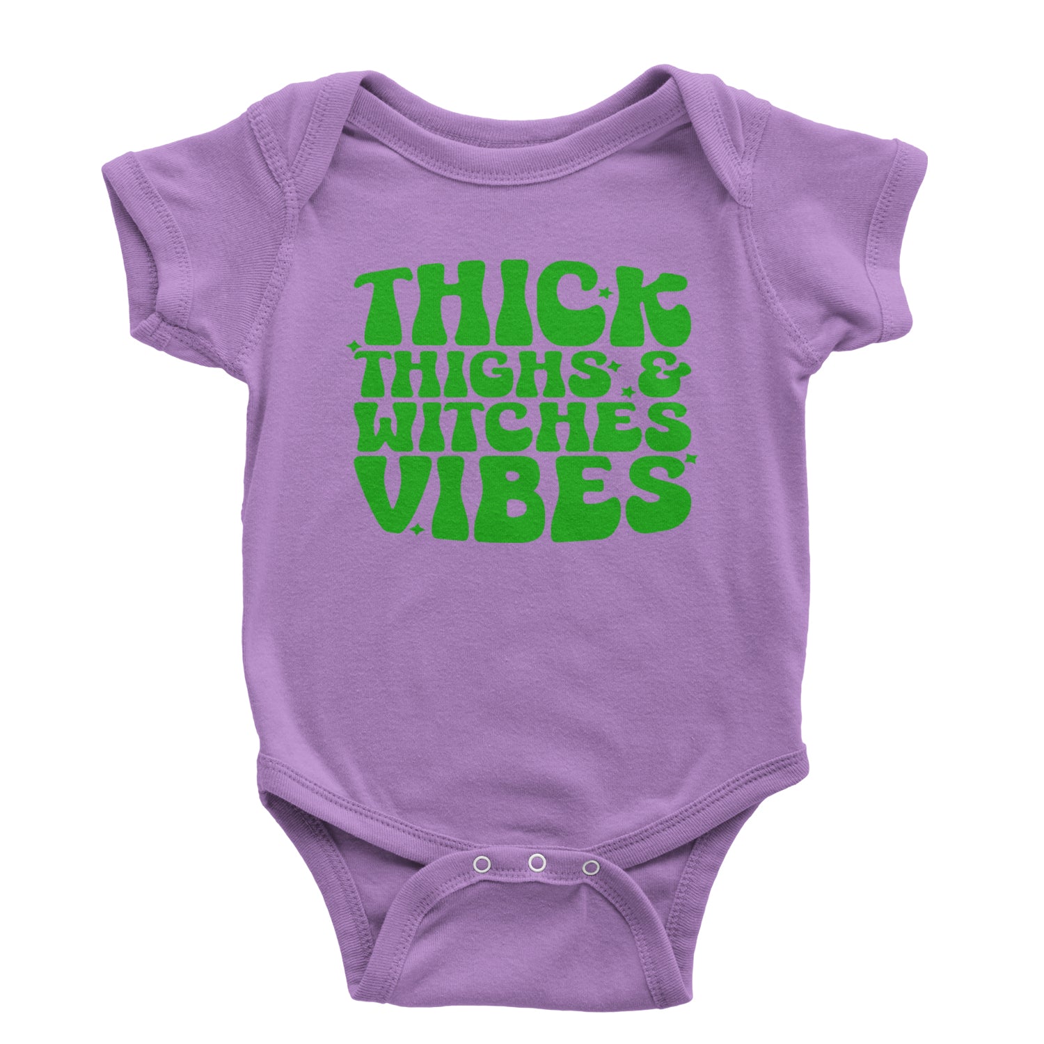 Thick Thighs And Witches Vibes Infant One-Piece Romper Bodysuit and Toddler T-shirt Lavender