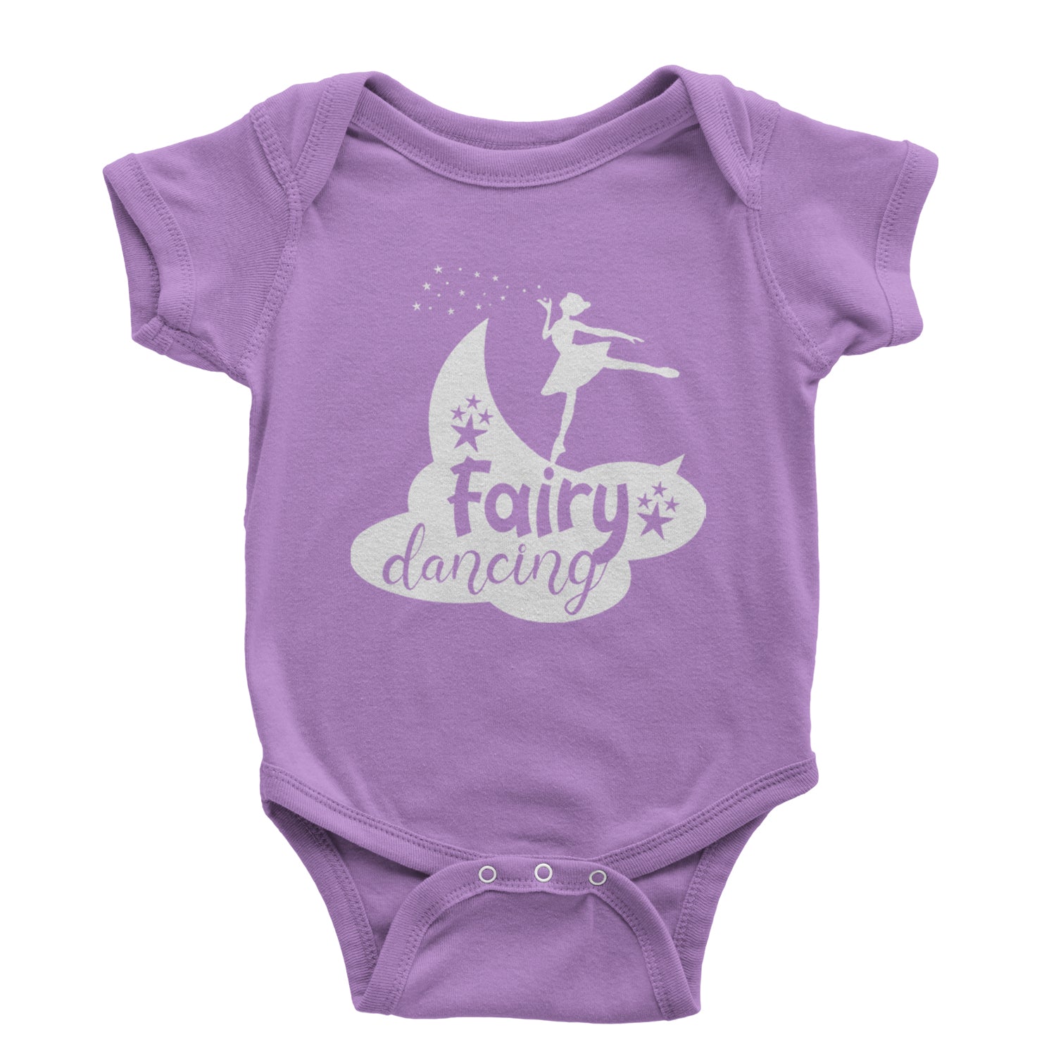 Fairy Dancing Infant One-Piece Romper Bodysuit and Toddler T-shirt Black