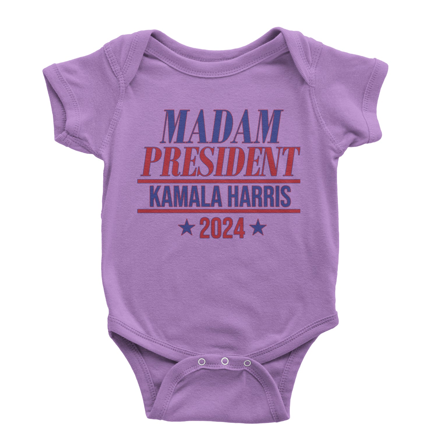 Madam President - Support kamala Harris For President 2024 Infant One-Piece Romper Bodysuit and Toddler T-shirt White