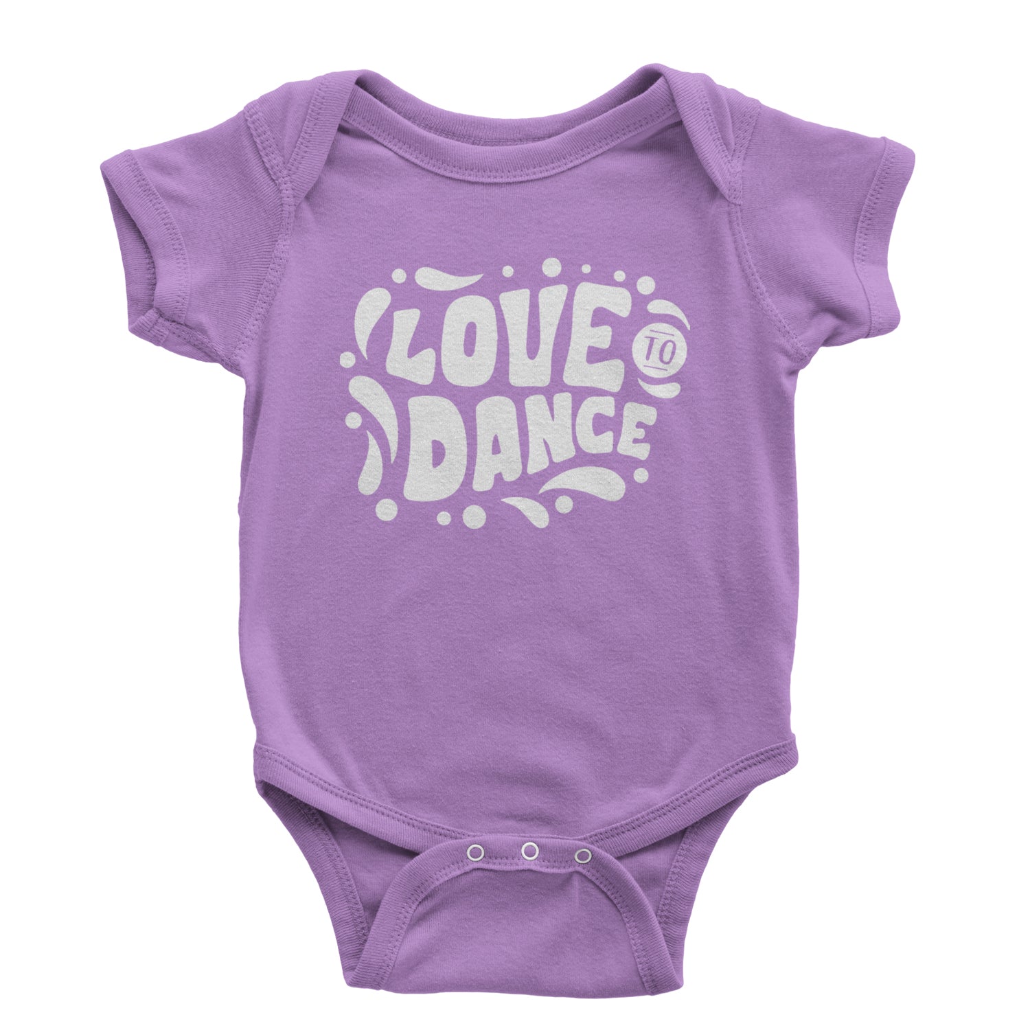 Love To Dance Infant One-Piece Romper Bodysuit and Toddler T-shirt Black