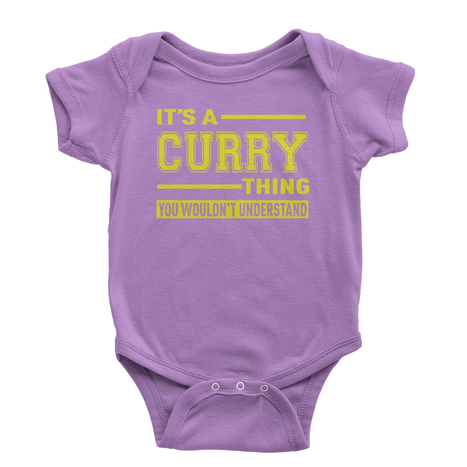 It's A Curry Thing, You Wouldn't Understand Basketball Infant One-Piece Romper Bodysuit and Toddler T-shirt Lavender