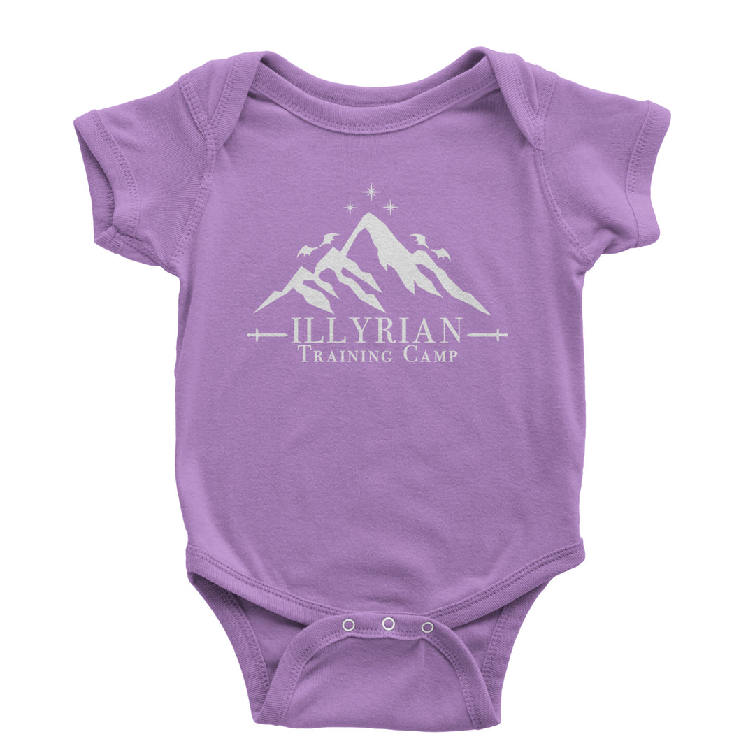Illyrian Training Camp Night Court Infant One-Piece Romper Bodysuit and Toddler T-shirt Lavender