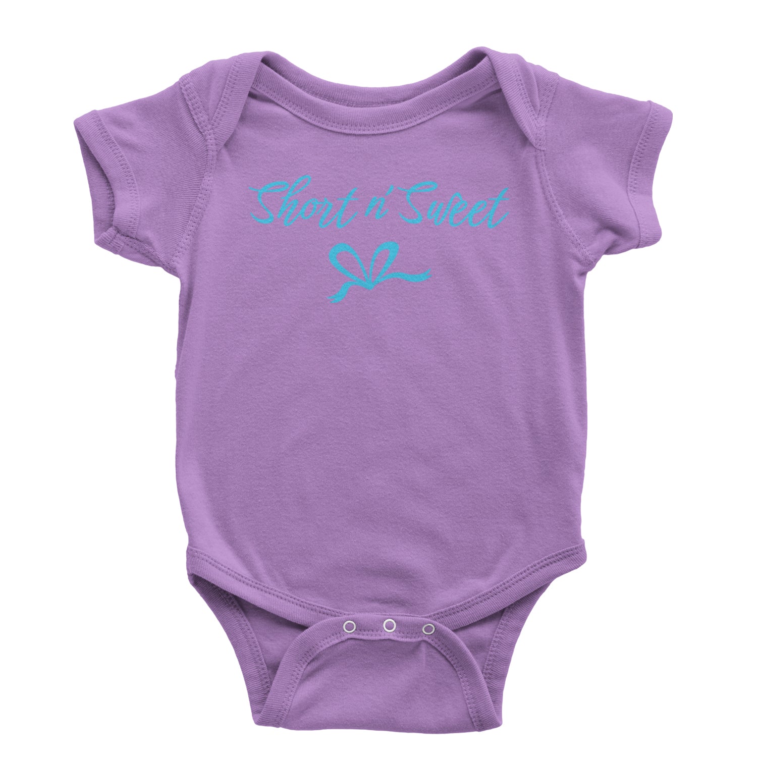 Bow Short N' Sweet Music Infant One-Piece Romper Bodysuit and Toddler T-shirt Lavender