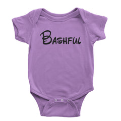 Bashful - 7 Dwarfs Costume Infant One-Piece Romper Bodysuit and Toddler T-shirt Lavender
