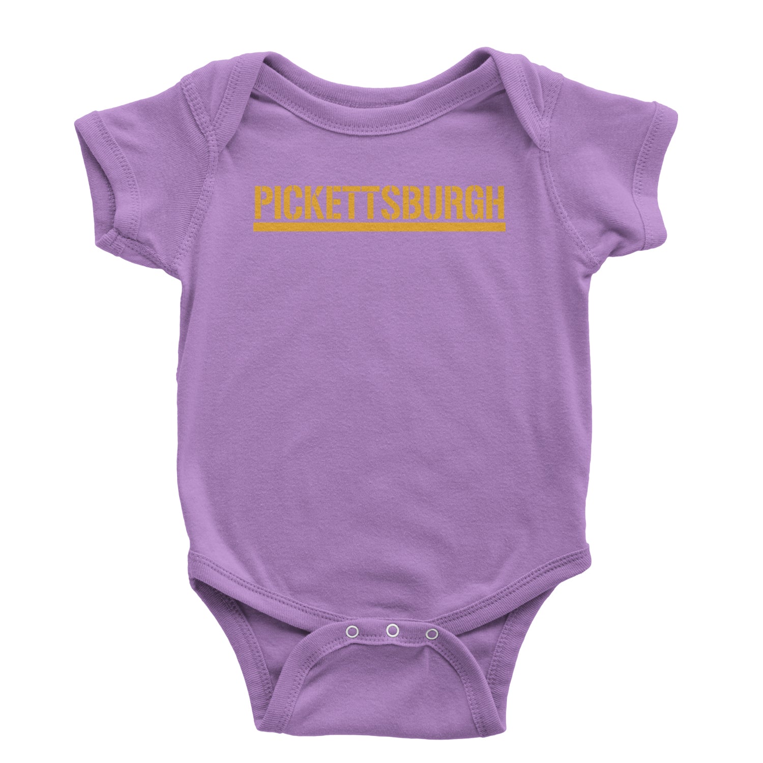 Pickettsburgh Pittsburgh Football Infant One-Piece Romper Bodysuit and Toddler T-shirt Lavender