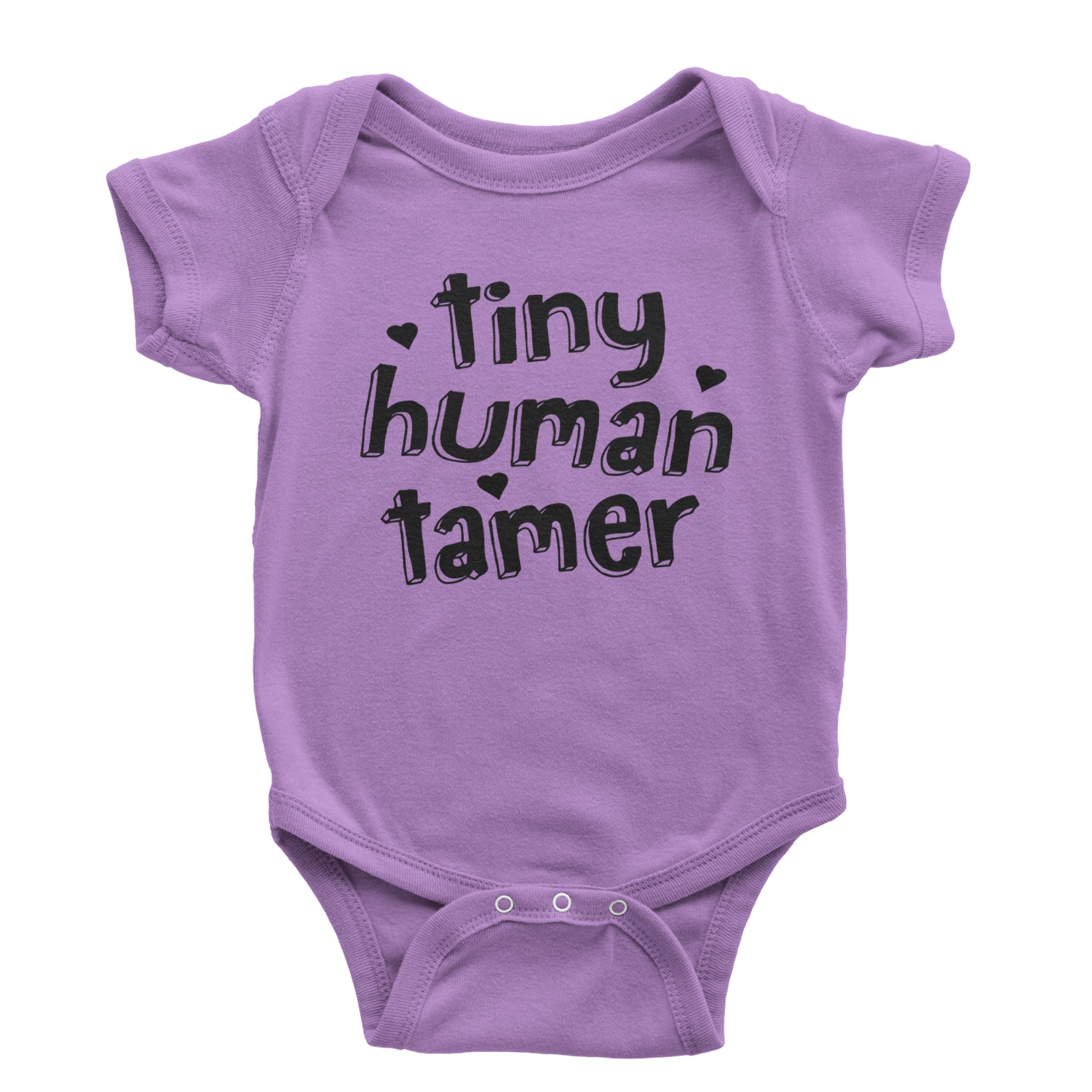 Tiny Human Tamer Teacher Infant One-Piece Romper Bodysuit and Toddler T-shirt White