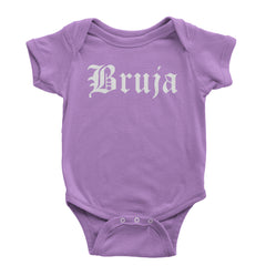 Bruja Gothic Spanish Witch Infant One-Piece Romper Bodysuit and Toddler T-shirt Lavender