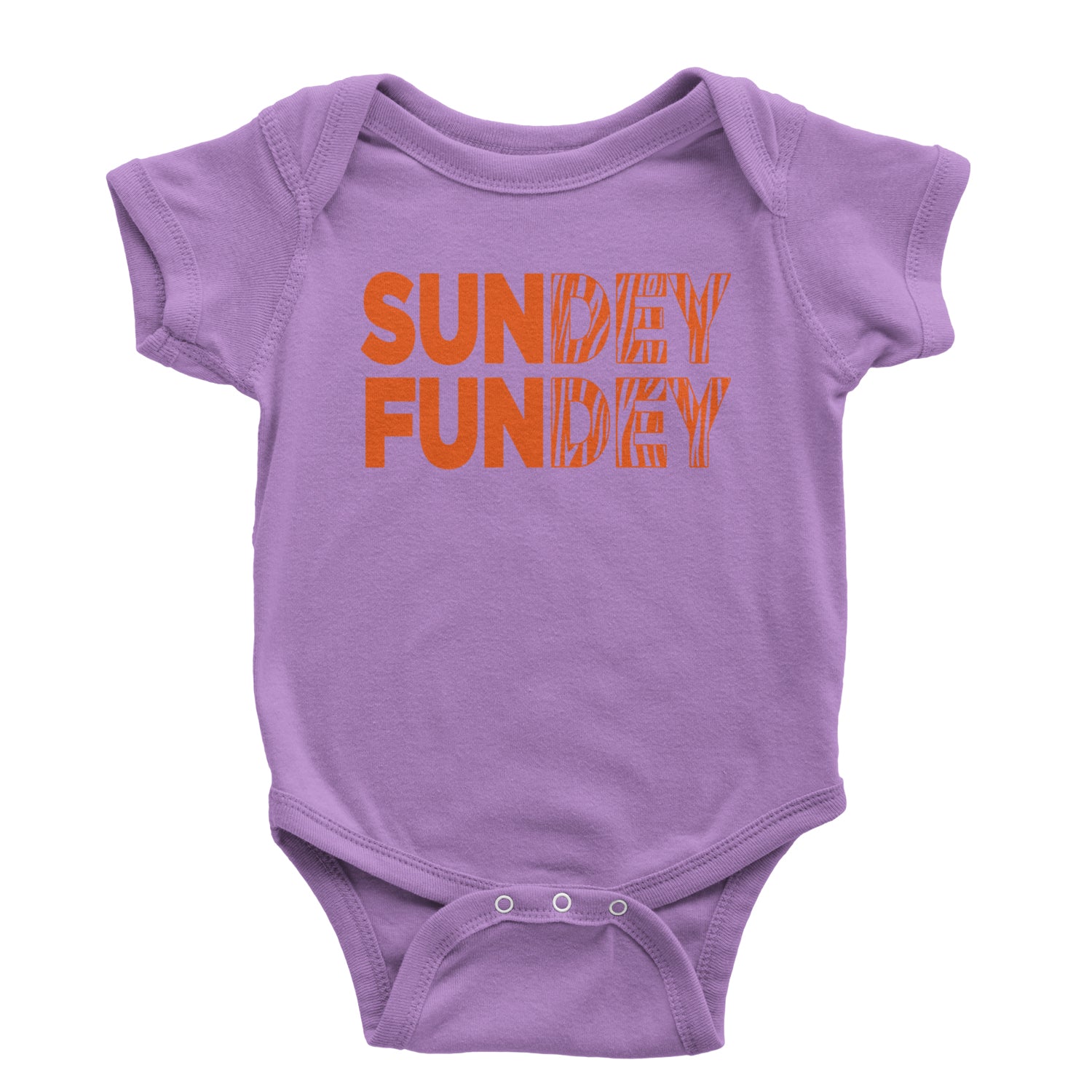 SunDEY FunDEY Sunday FundayInfant One-Piece Romper Bodysuit and Toddler T-shirt Lavender