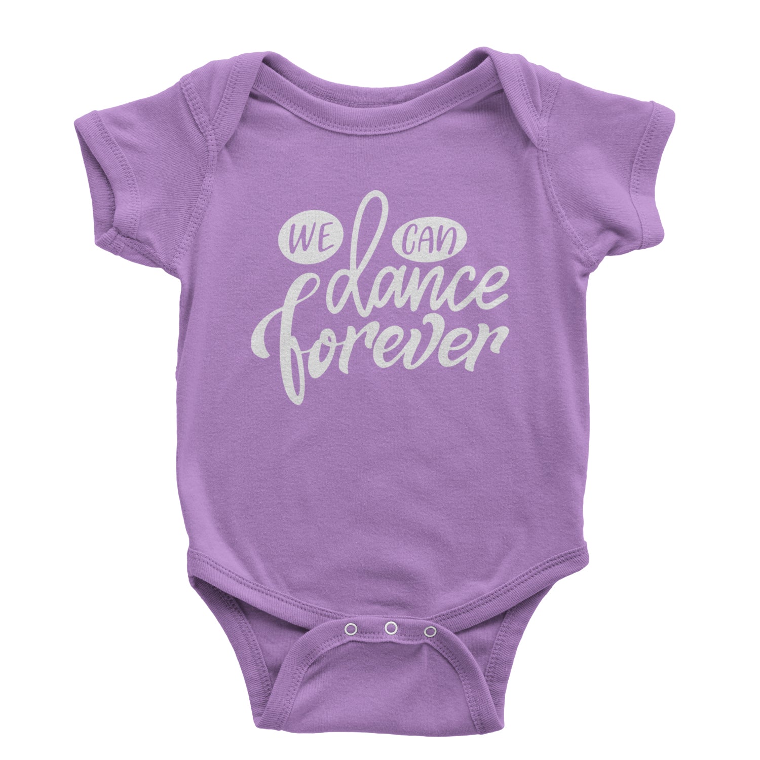 We Can Dance Forever Infant One-Piece Romper Bodysuit and Toddler T-shirt Black