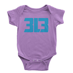 3L3 From The 313 Detroit Football Infant One-Piece Romper Bodysuit and Toddler T-shirt Lavender