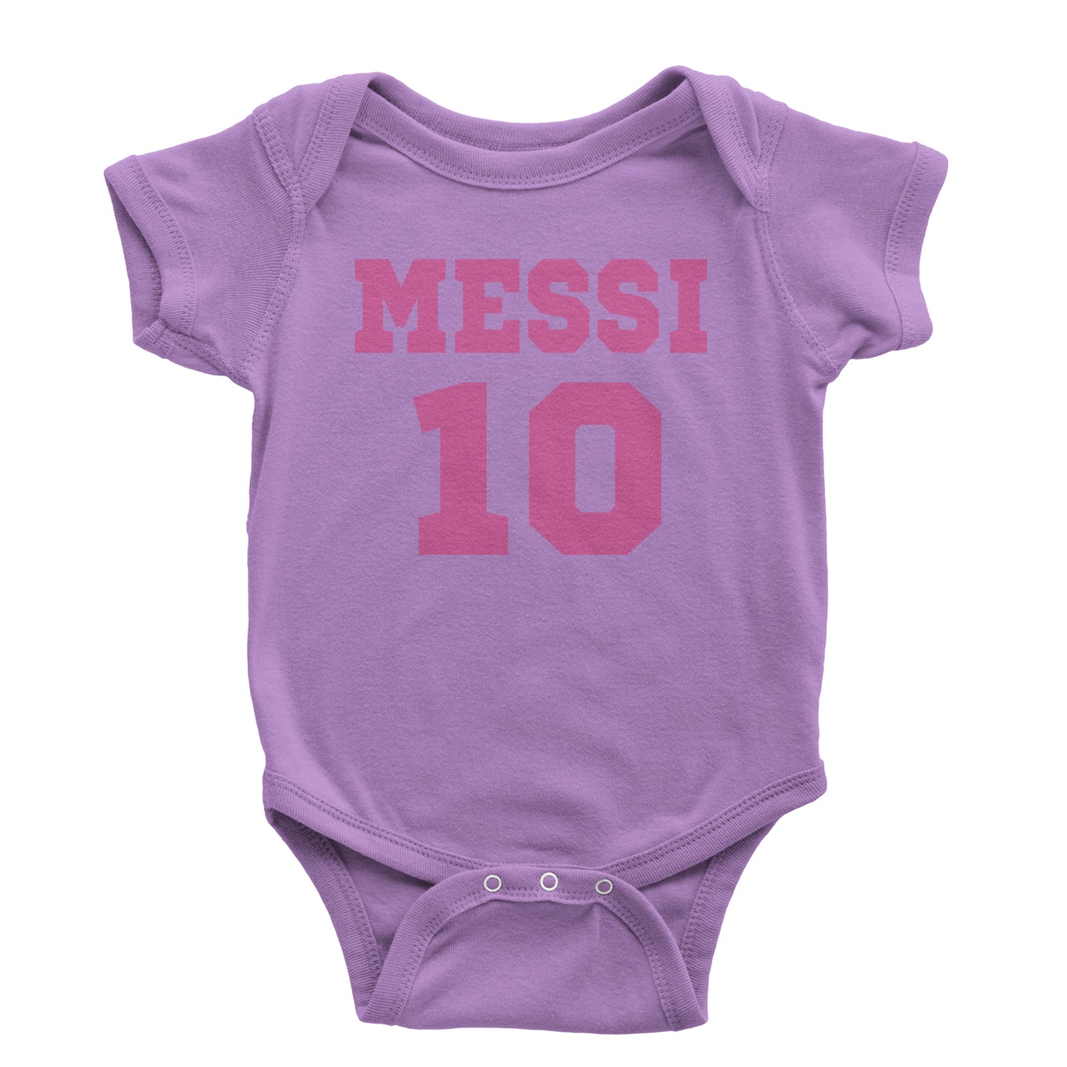 Messi World Soccer Futbol Messiami Infant One-Piece Romper Bodysuit and Toddler T-shirt Lavender