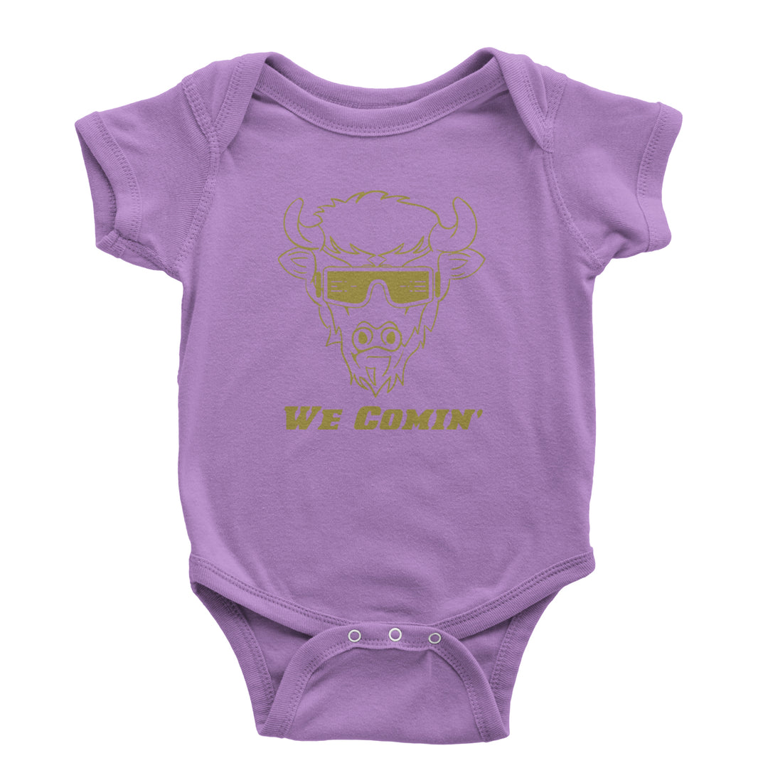 We Coming Coach Prime Colorado Infant One-Piece Romper Bodysuit and Toddler T-shirt Lavender