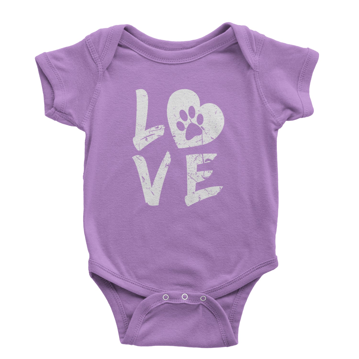 I Love My Dog Paw Print  Infant One-Piece Romper Bodysuit and Toddler T-shirt Black