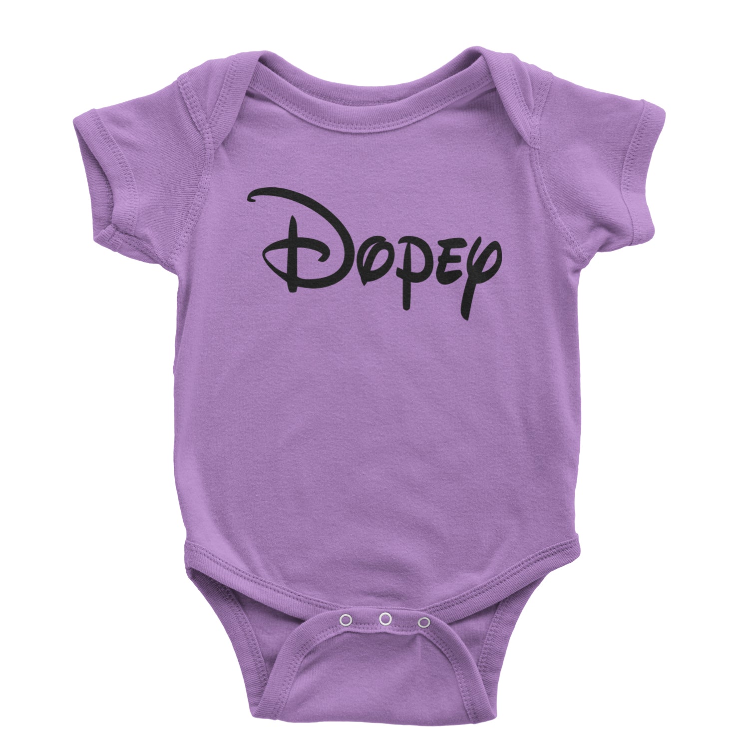 Dopey - 7 Dwarfs Costume Infant One-Piece Romper Bodysuit and Toddler T-shirt Lavender