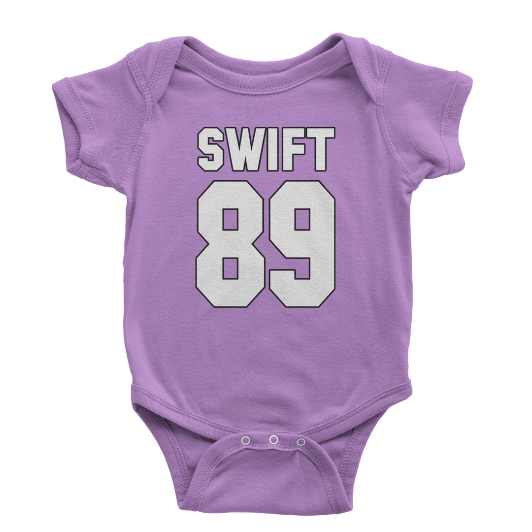 Swift 89 Birth Year Music Fan Era Poets Department Lover Infant One-Piece Romper Bodysuit and Toddler T-shirt Lavender