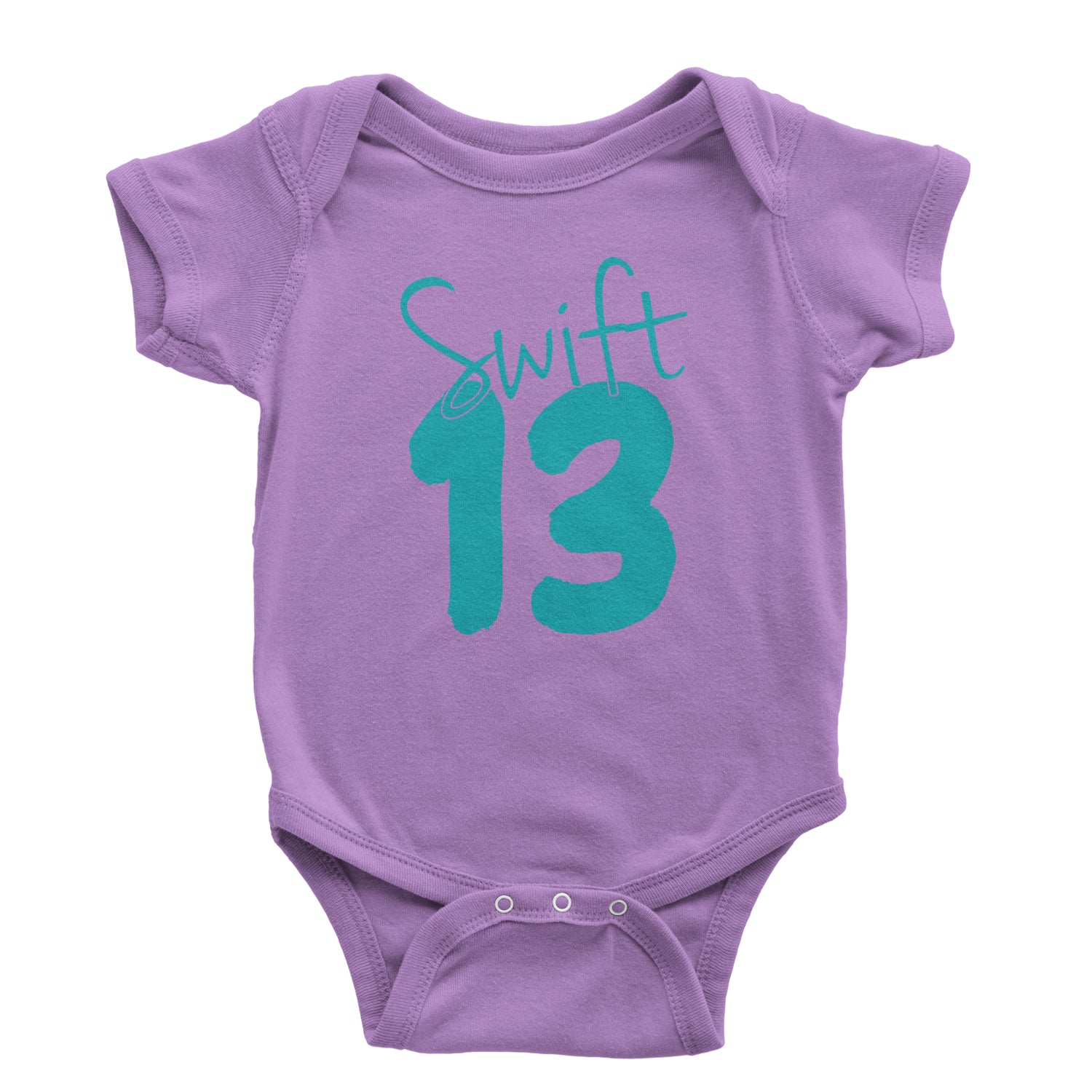 13 Swift 13 Lucky Number Era TTPD Infant One-Piece Romper Bodysuit and Toddler T-shirt Lavender