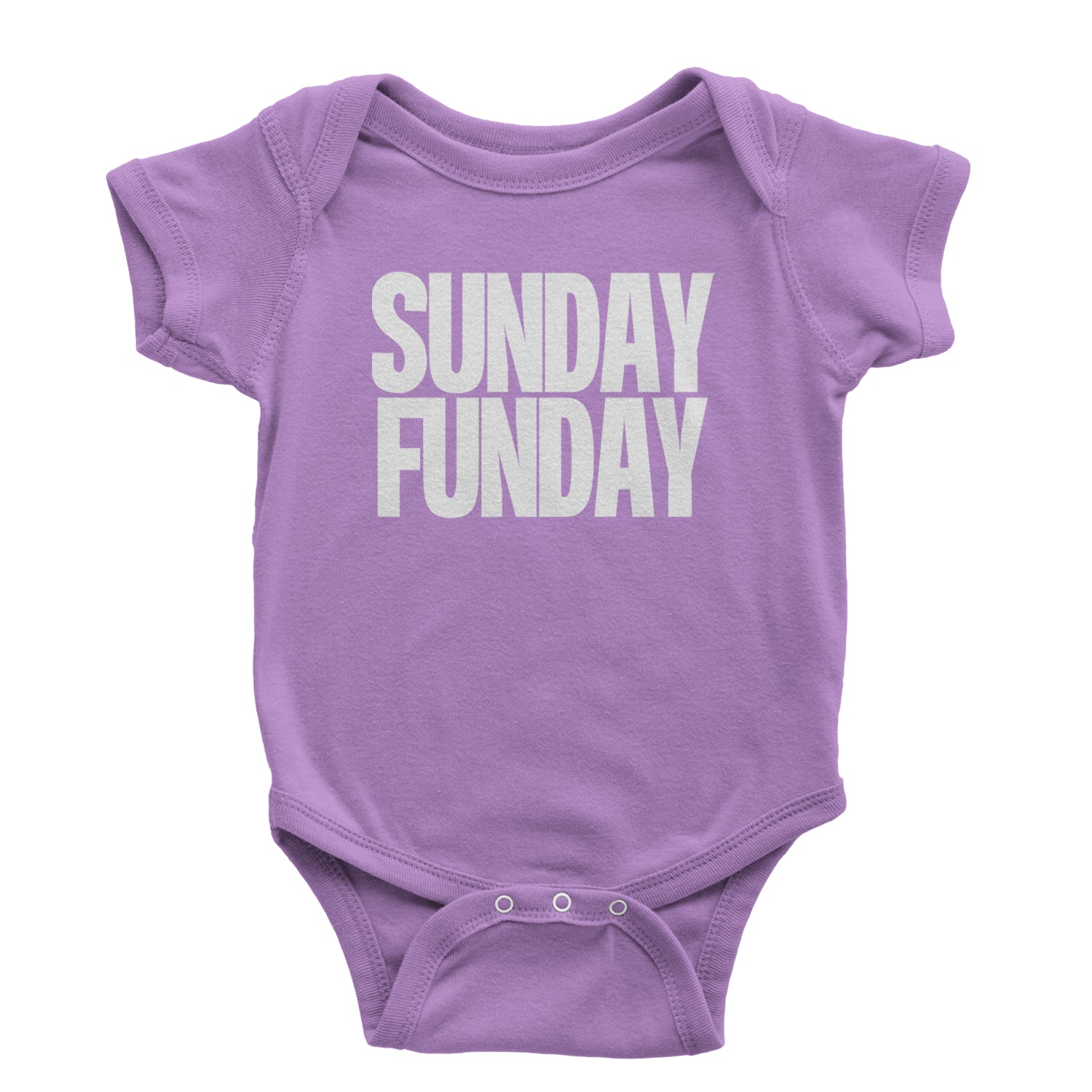 Sunday Funday  Infant One-Piece Romper Bodysuit and Toddler T-shirt Black