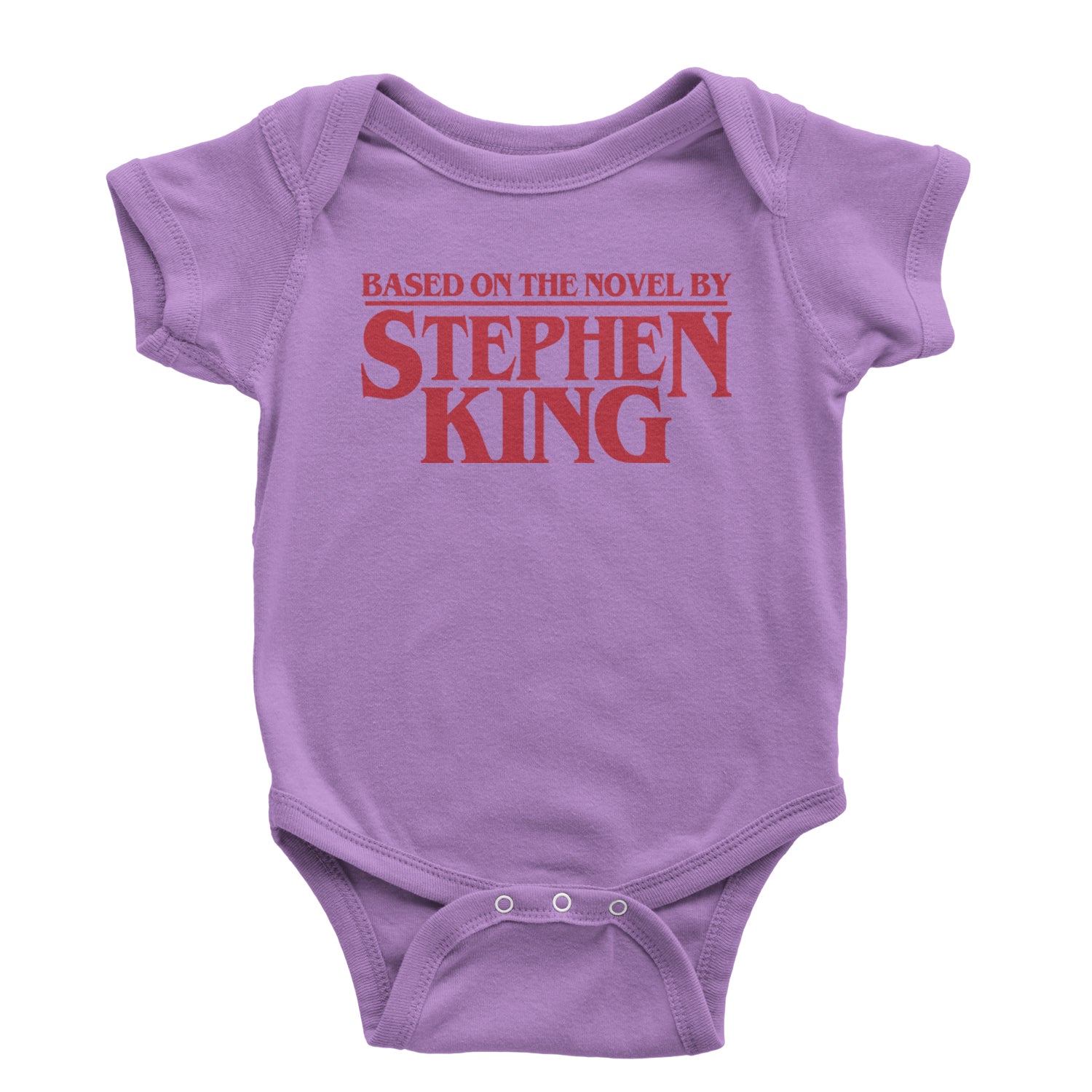 Based On The Novel By Stephen King Infant One-Piece Romper Bodysuit and Toddler T-shirt Lavender