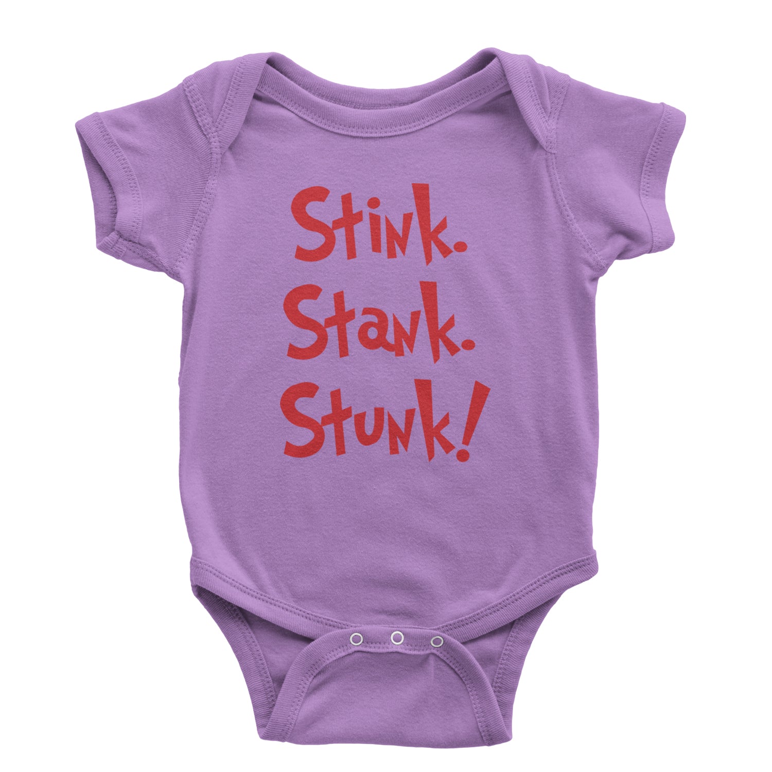 Stink Stank Stunk Gr-nch Infant One-Piece Romper Bodysuit and Toddler T-shirt Lavender