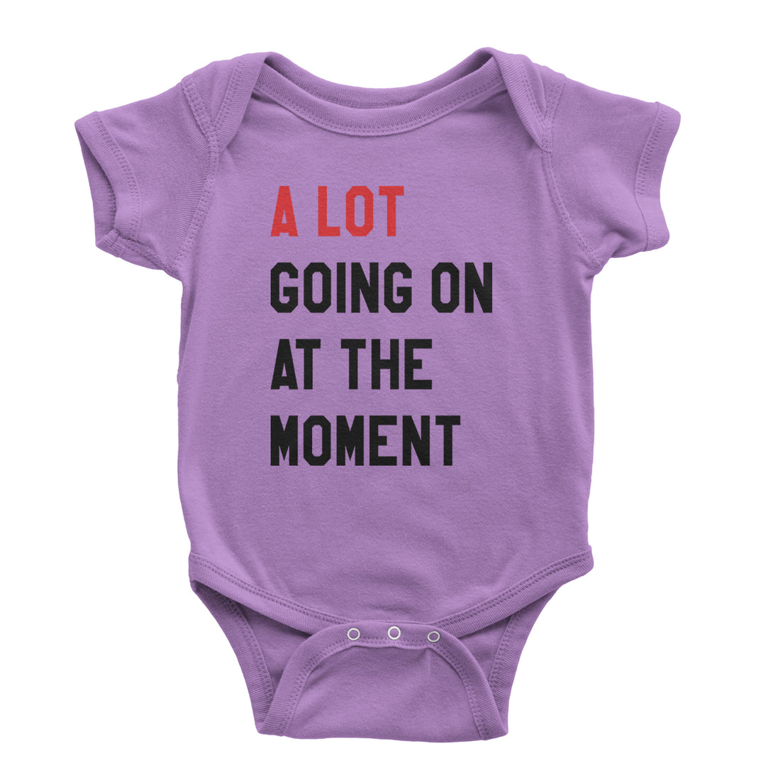 A Lot Going On At The Moment New TTPD Poet Department Infant One-Piece Romper Bodysuit and Toddler T-shirt Lavender