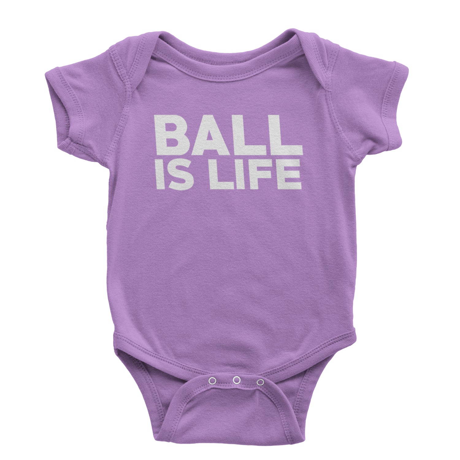 Ball Is Life Sports Enthusiasts Infant One-Piece Romper Bodysuit and Toddler T-shirt Black