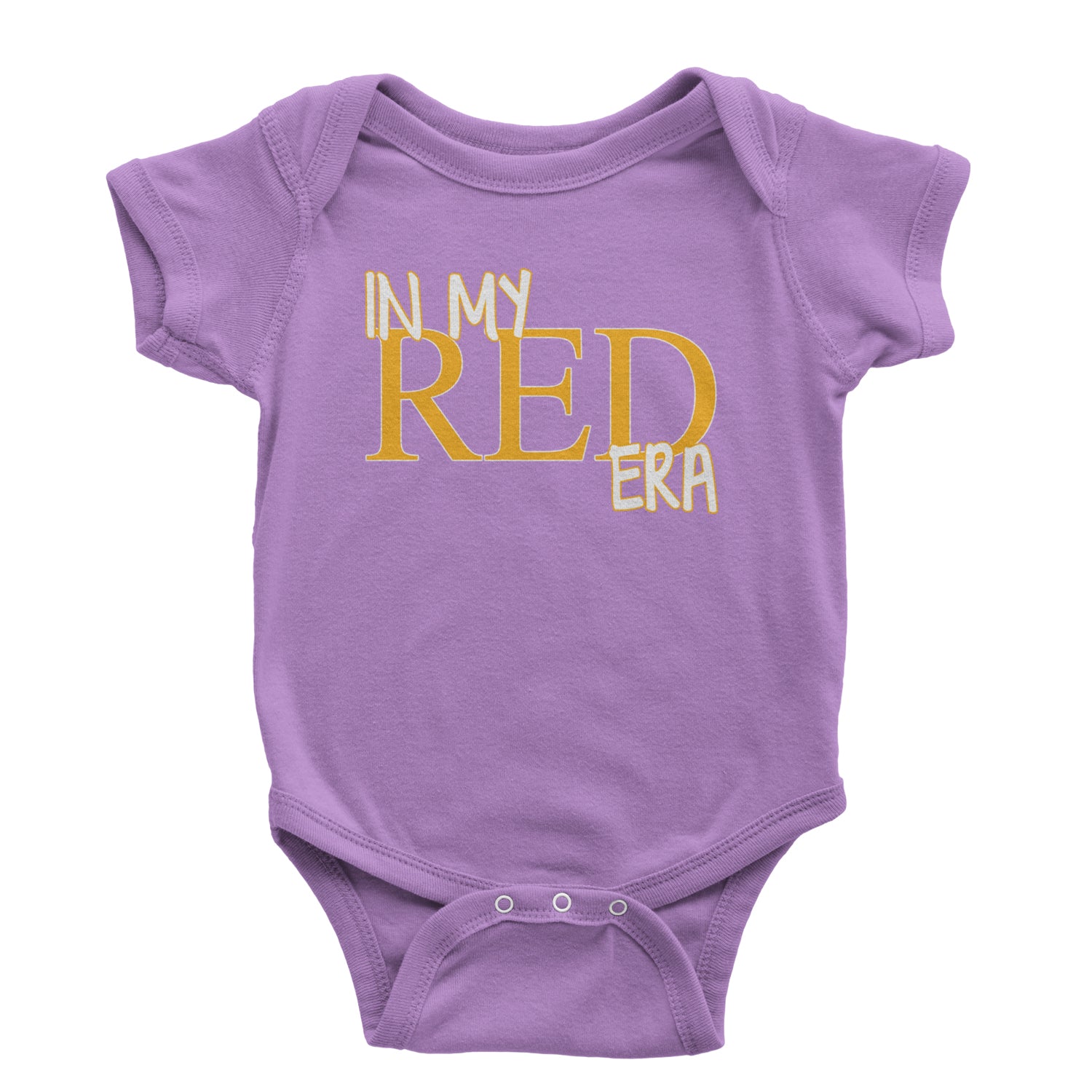 In My Red Era Kansas City Infant One-Piece Romper Bodysuit and Toddler T-shirt Lavender