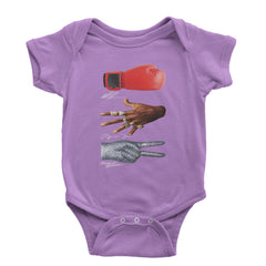Tyson Jordan Jackson Iconic Michaels Infant One-Piece Romper Bodysuit and Toddler T-shirt Lavender
