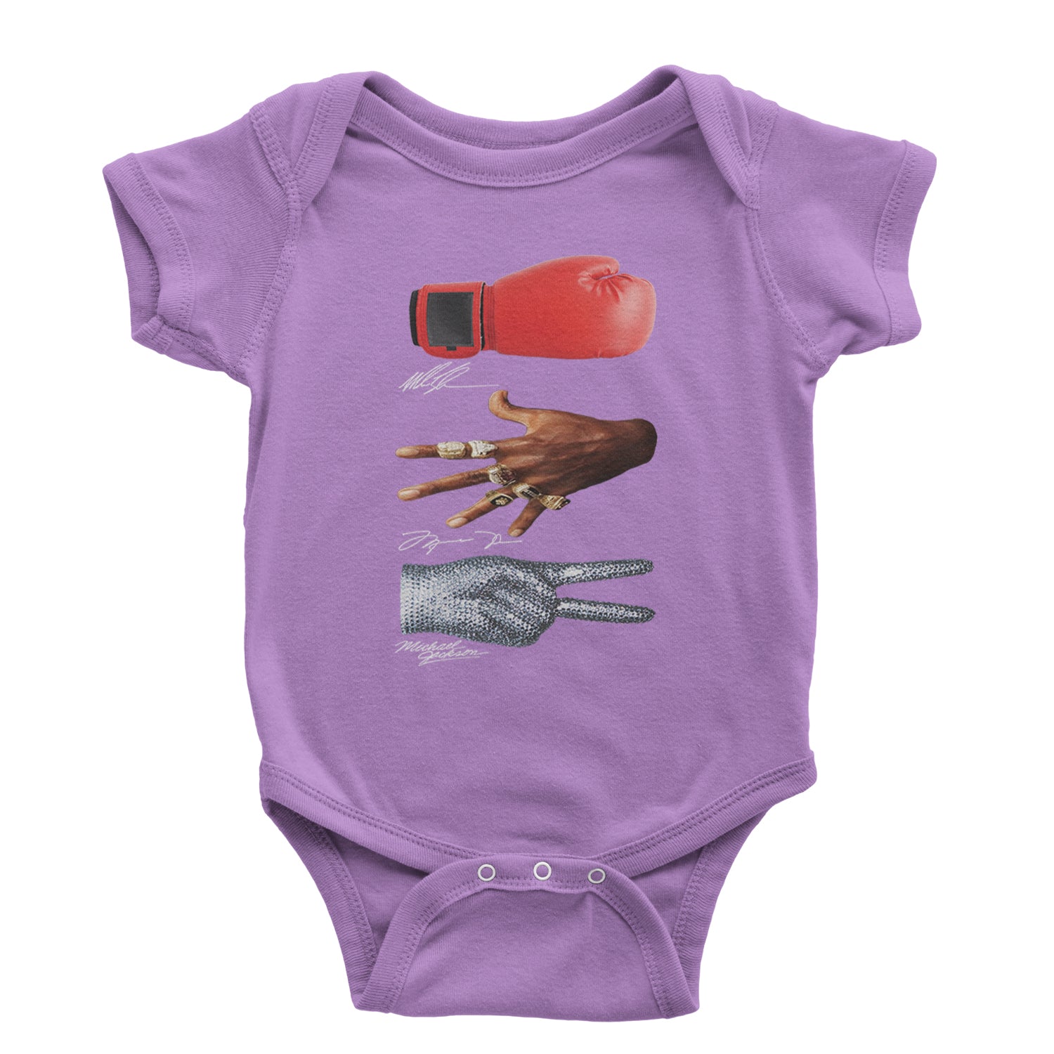 Tyson Jordan Jackson Iconic Michaels Infant One-Piece Romper Bodysuit and Toddler T-shirt Black