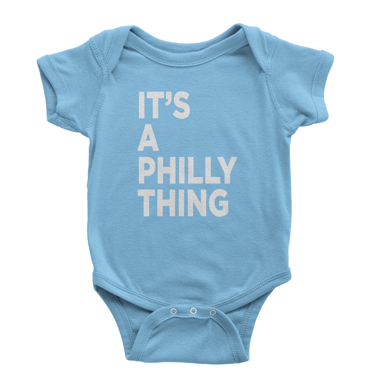 PHILLY It's A Philly Thing Infant One-Piece Romper Bodysuit and Toddler T-shirt Light Blue