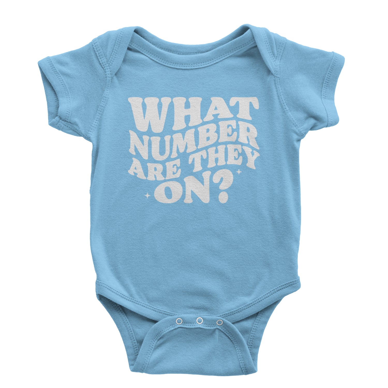 What Number Are They On Dance Infant One-Piece Romper Bodysuit and Toddler T-shirt Light Blue