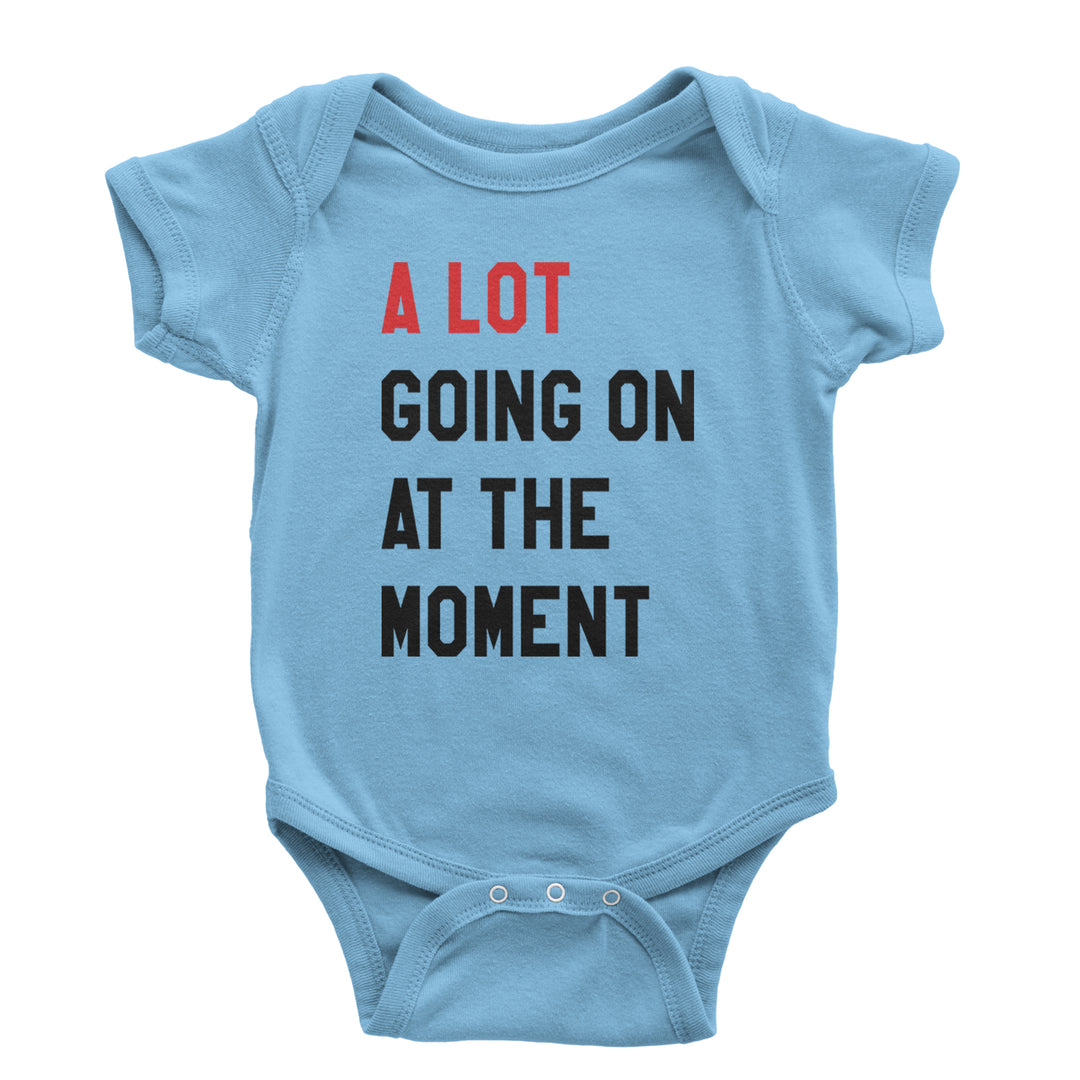 A Lot Going On At The Moment New TTPD Poet Department Infant One-Piece Romper Bodysuit and Toddler T-shirt Light Blue