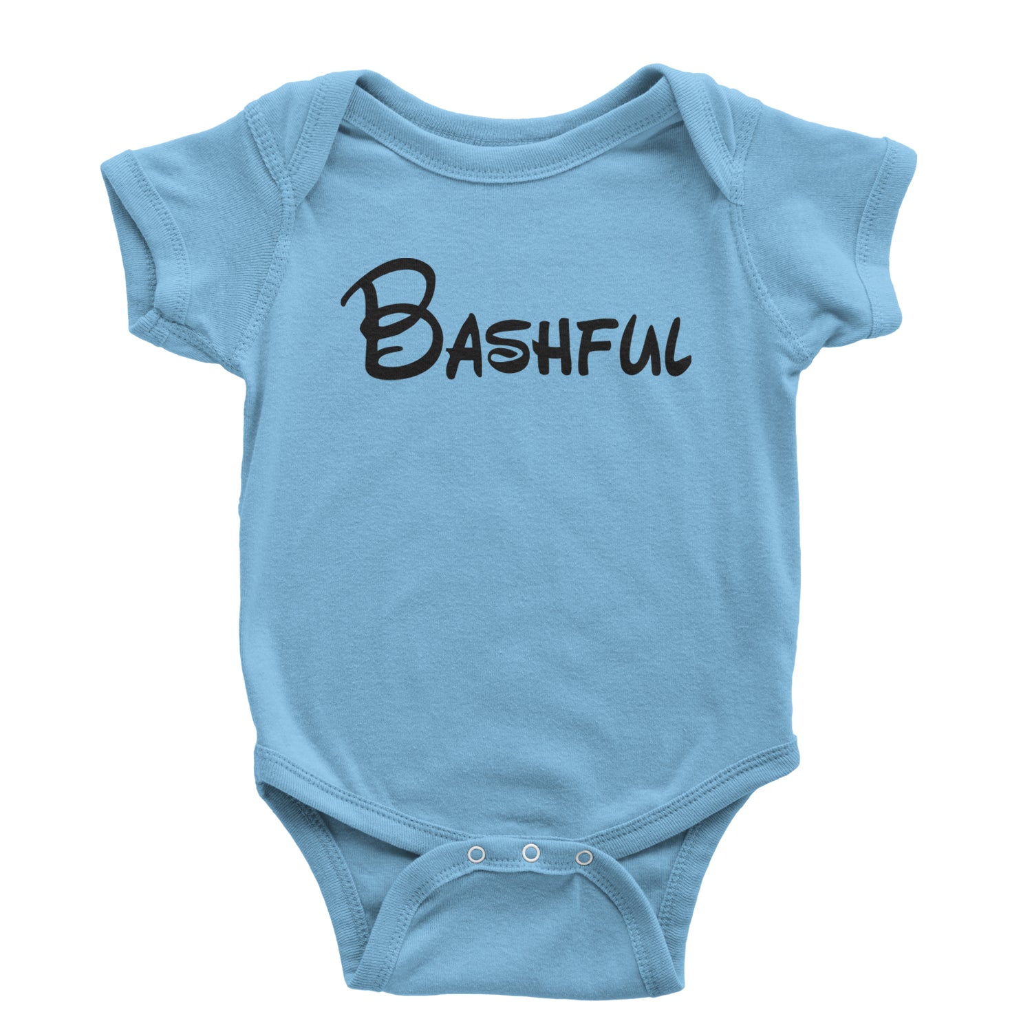 Bashful - 7 Dwarfs Costume Infant One-Piece Romper Bodysuit and Toddler T-shirt Light Blue