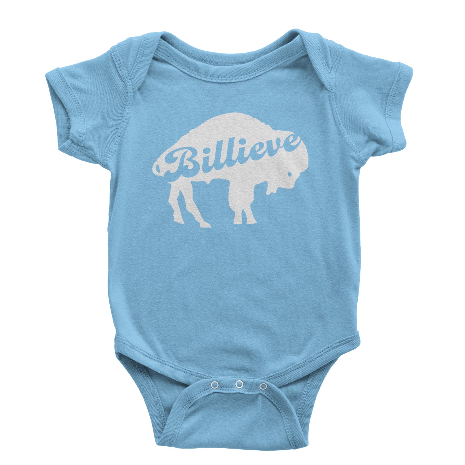 Billieve Bills Mafia Infant One-Piece Romper Bodysuit and Toddler T-shirt Light Blue