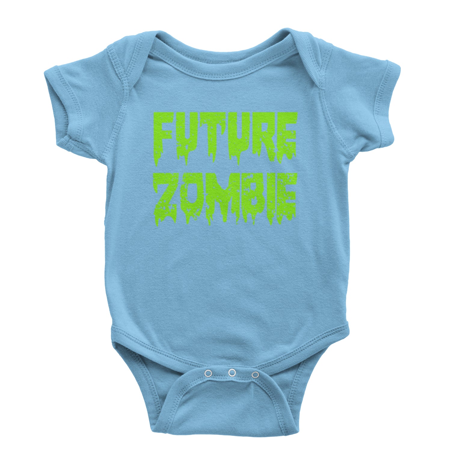 Future Zombie Horror Infant One-Piece Romper Bodysuit and Toddler T-shirt Light Blue