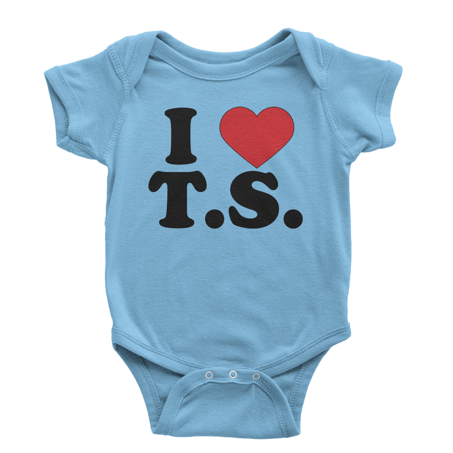 I Heart T.S. Concert Music Lover  Infant One-Piece Romper Bodysuit and Toddler T-shirt Light Blue