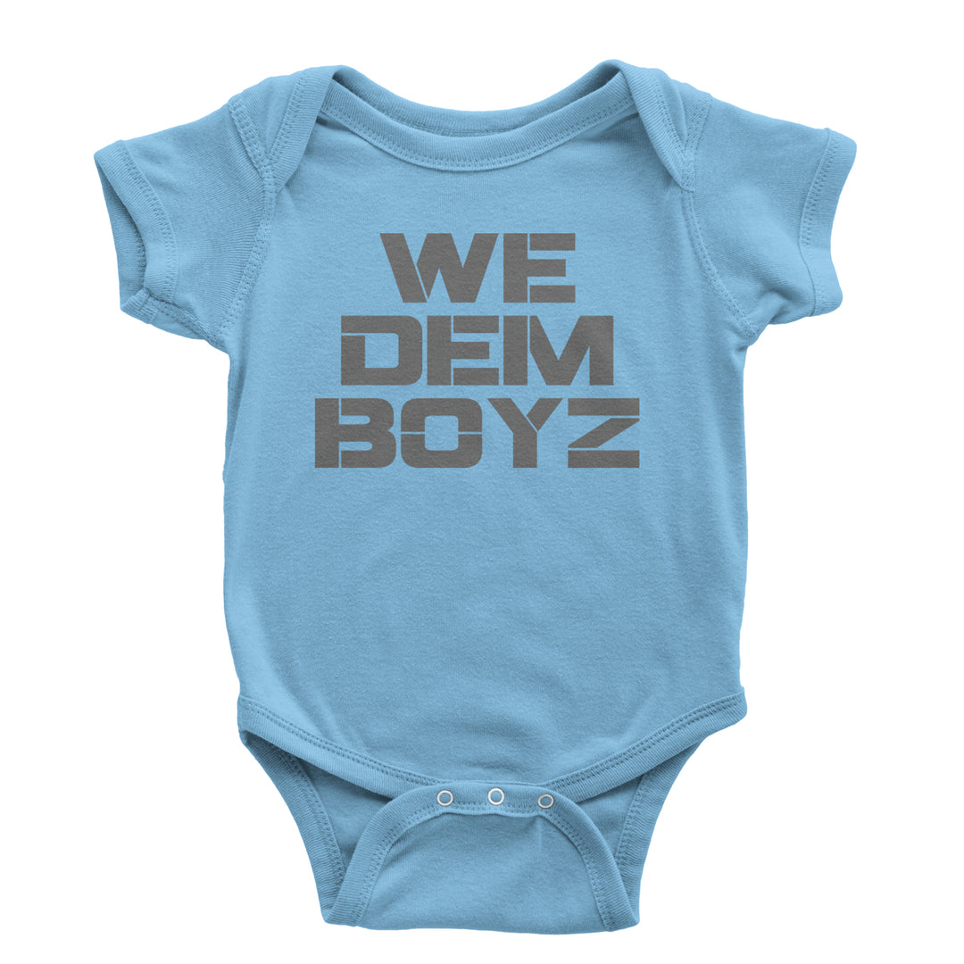 WE Dem Boys Dallas  Infant One-Piece Romper Bodysuit and Toddler T-shirt Light Blue