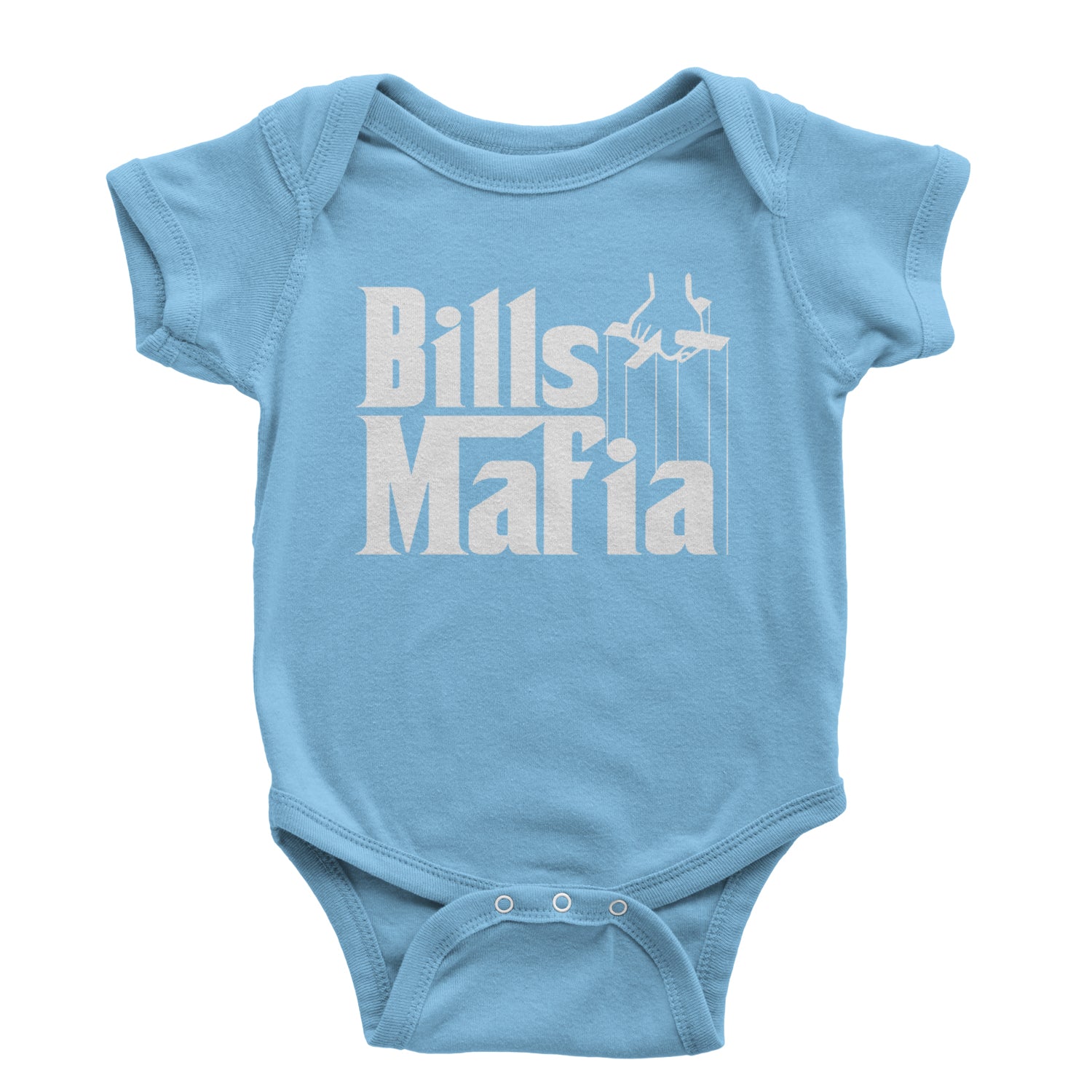 Mafia Bills Mafia Godfather Infant One-Piece Romper Bodysuit and Toddler T-shirt Light Blue