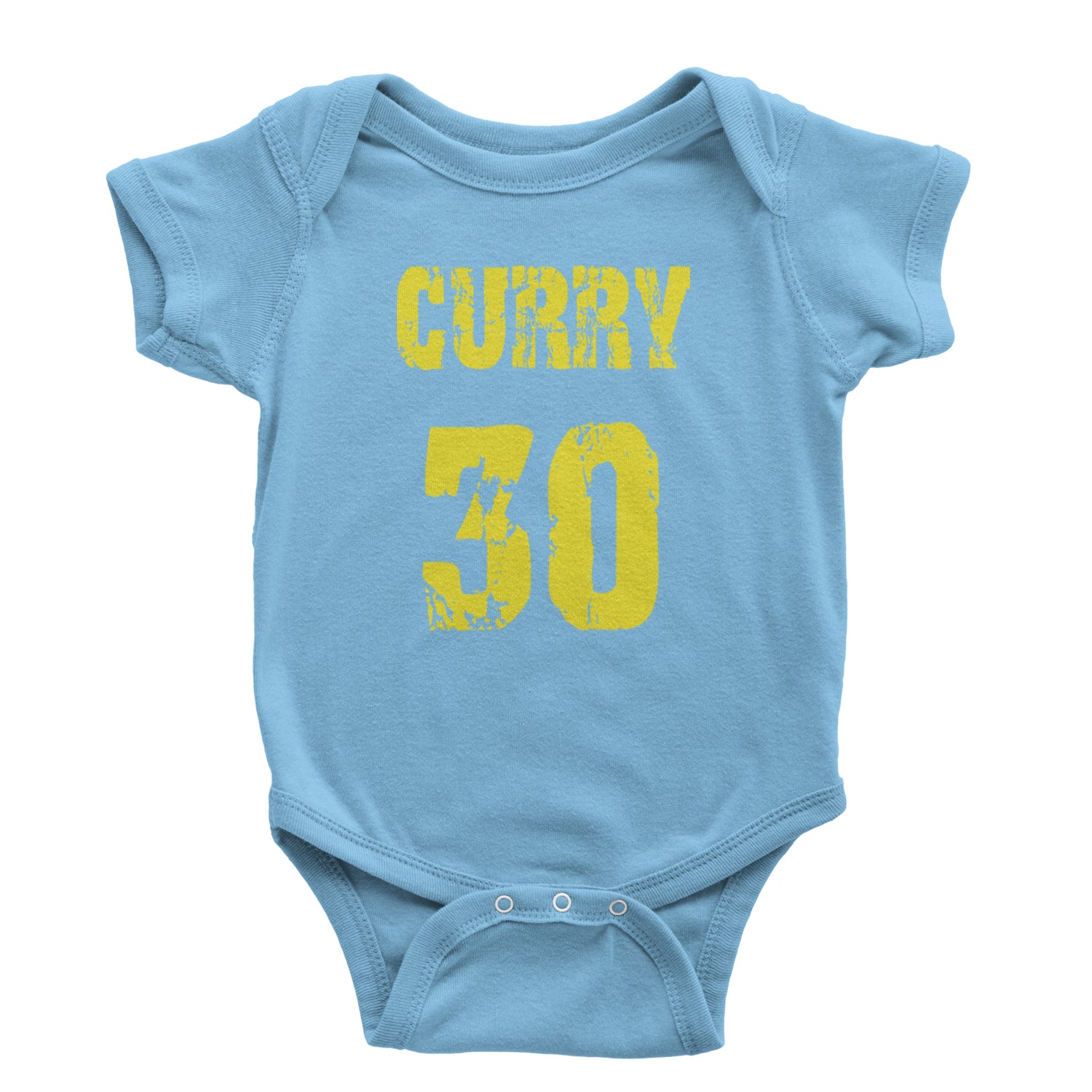 Curry #30 Infant One-Piece Romper Bodysuit and Toddler T-shirt Light Blue