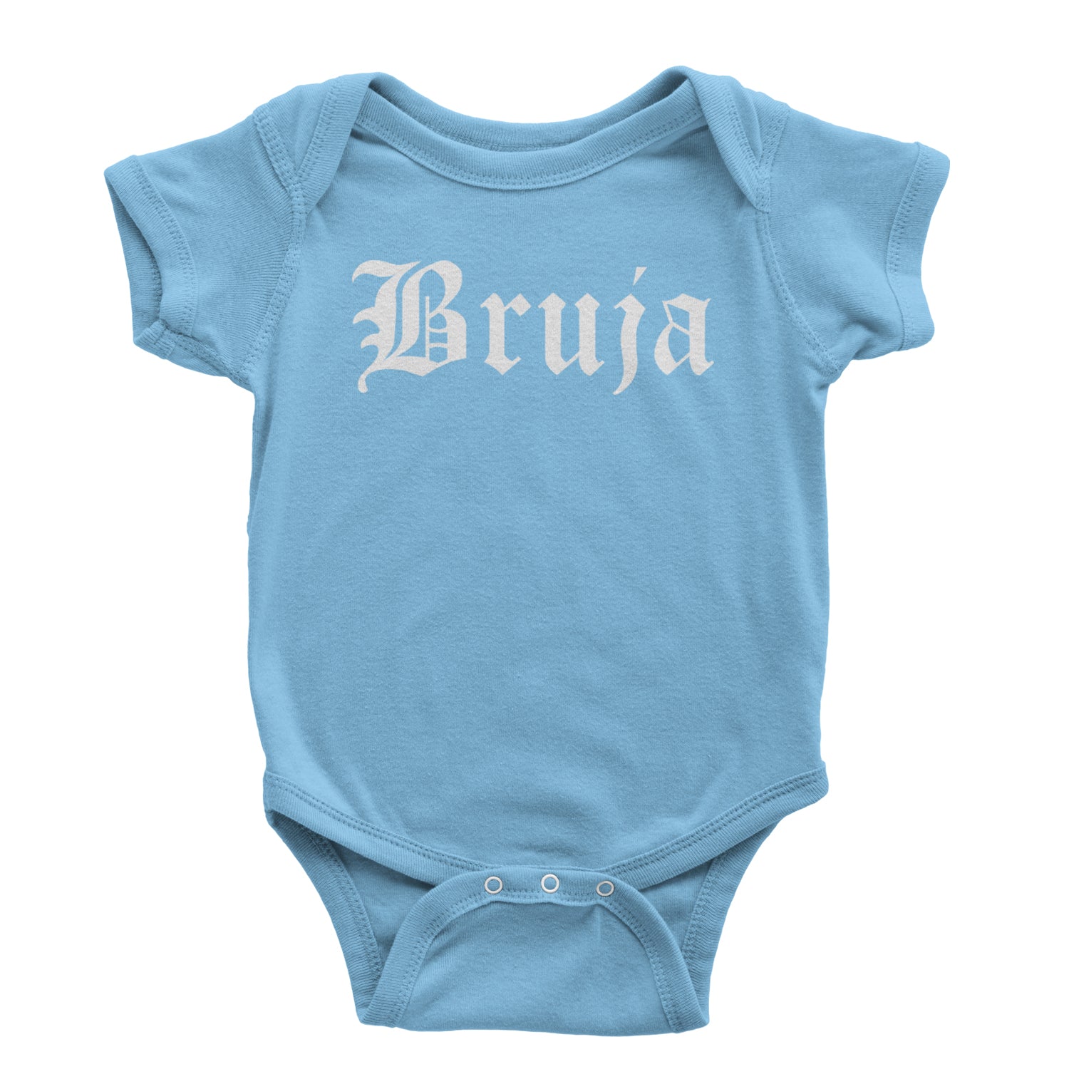 Bruja Gothic Spanish Witch Infant One-Piece Romper Bodysuit and Toddler T-shirt Light Blue