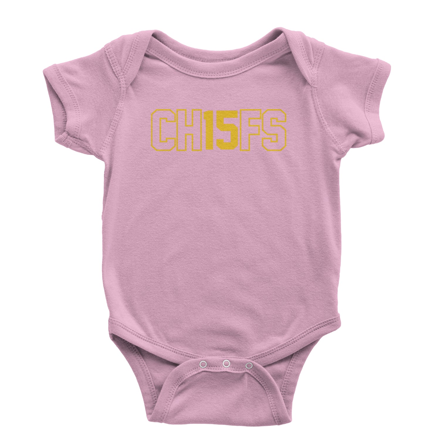 Ch15fs Chief 15 Shirt Infant One-Piece Romper Bodysuit and Toddler T-shirt Light Pink