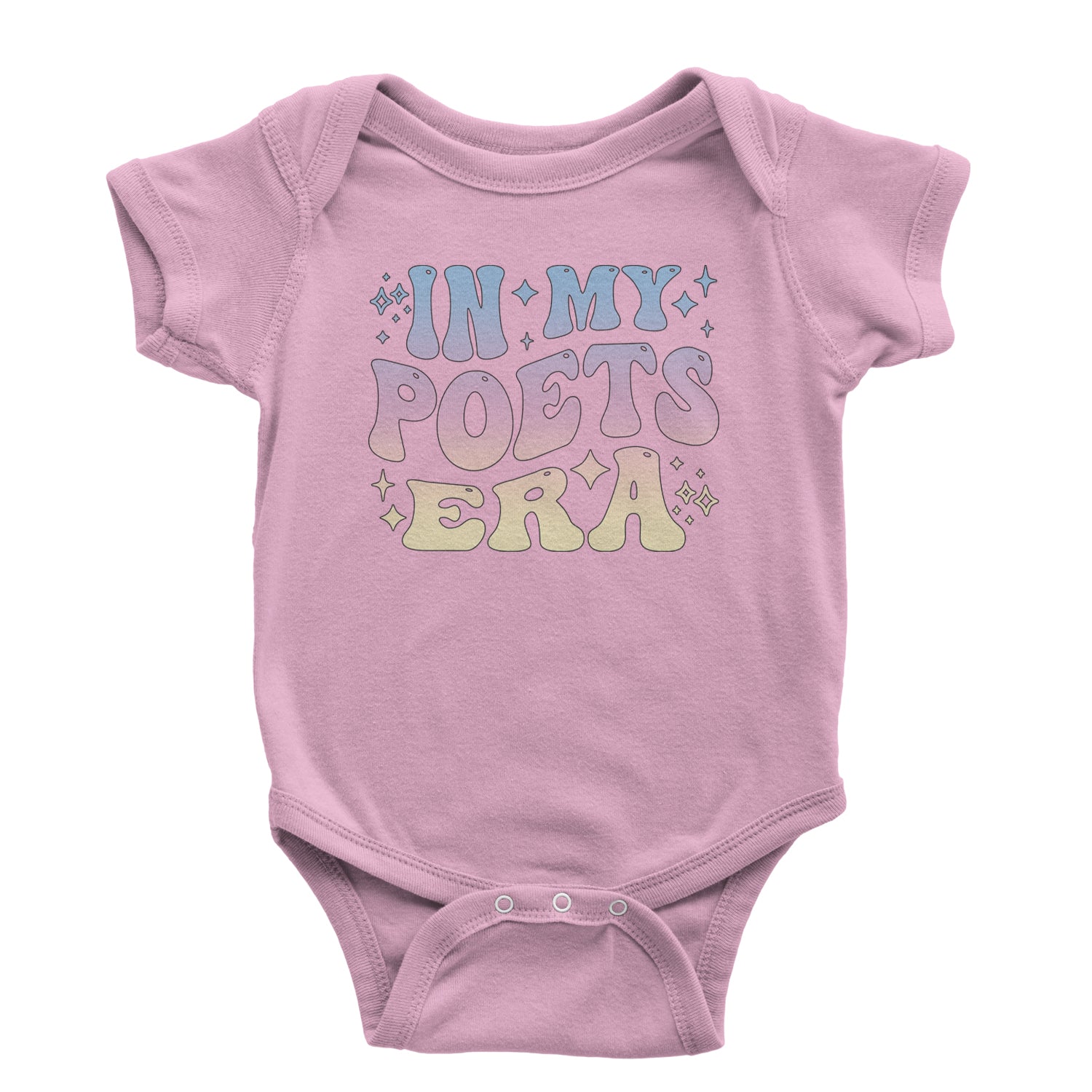 In My Poet Era Tie Dye TTPD Music Infant One-Piece Romper Bodysuit and Toddler T-shirt Light Pink