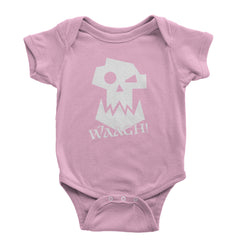 Ork Miniature Tabletop Wargaming Waagh Infant One-Piece Romper Bodysuit and Toddler T-shirt Light Pink