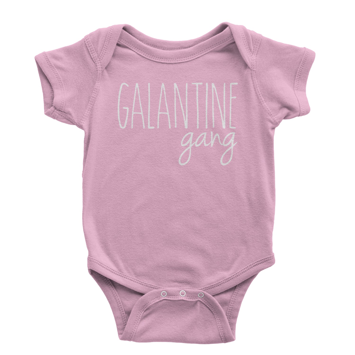 Galentine Gang Valentine's Shirt Infant One-Piece Romper Bodysuit and Toddler T-shirt Light Pink