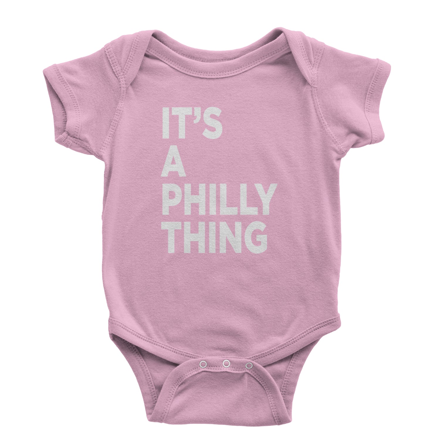 PHILLY It's A Philly Thing Infant One-Piece Romper Bodysuit and Toddler T-shirt Light Pink