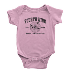 Basgiath War College dragon crest academy graphic on Infant Baby Rib Bodysuit or Toddler Cotton Jersey T-Shirt