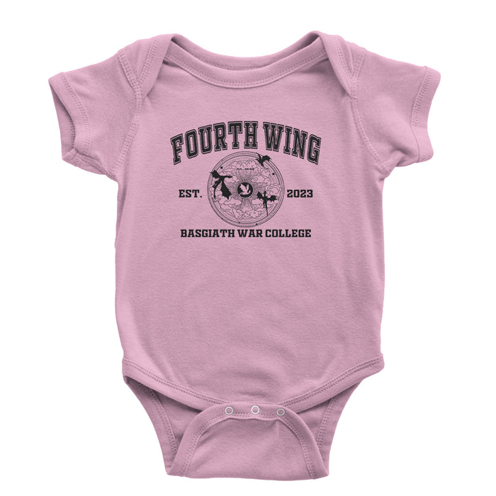 Fourth Wing Basgiath War College Infant One-Piece Romper Bodysuit or Toddler T-shirt